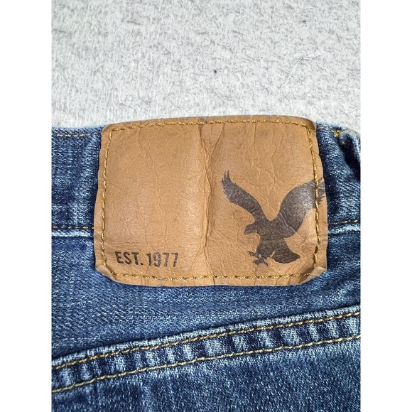 American Eagle Original Straight Jeans Mens 29x32 Medium Wash Denim - Picture 3 of 14